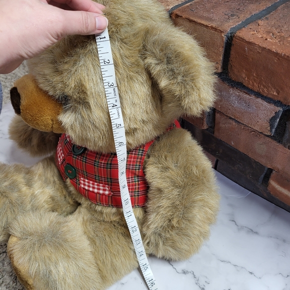 Vintage 1990s JCPenney Holiday Teddy Bear 22 inches - Picture 4 of 7